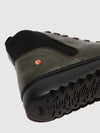 Lace-up Ankle Boots EDIN713SOF MILITARY/BLACK NEOPRENE